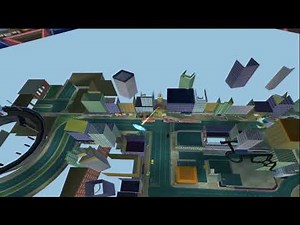 The Simpsons Hit and Run - Bird's Eye View of Springfield