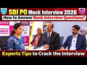SBI PO Mock Interview 2026 | Real Bank Interview Questions & Best Ways to Answer | Interview Tips