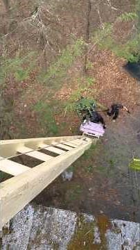 Homemade ladder hoist