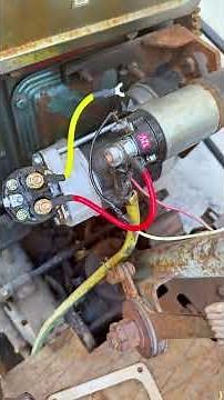 Starter relay installation method #automobile