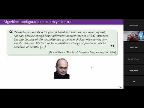 AIDA AI Excellence Lecture 50: Prof. Manuel López-Ibáñez "Automatic Component-Wise Design of Algo.."