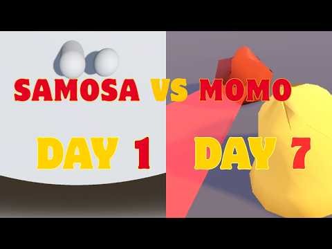 MAKING SAMOSA VS MOMO GAME| IN 7 DAYS| GODOT