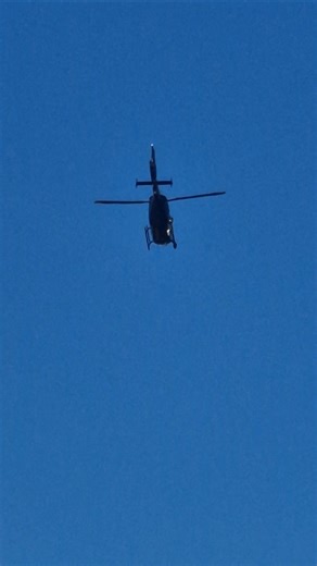 amazing low helicopter with engine sounds