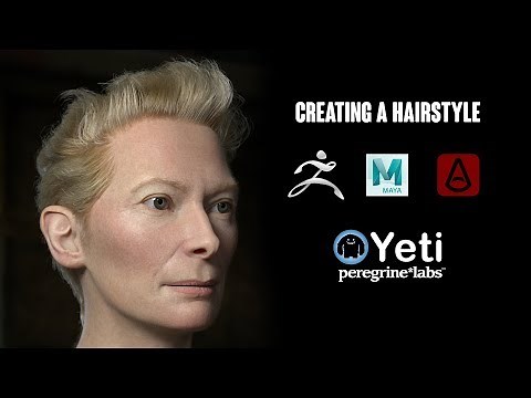 Creating a Hairstyle with Yeti Maya & Zbrush