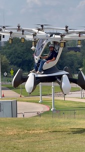 Solo-piloting an aircraft after 30 minutes of training. (We’re quick studies.) #liftaircraft #drone #technology | Misha Collins
