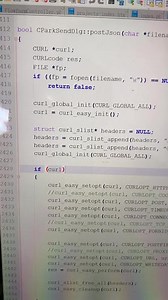 C   curl的post Json 及数据返回。 #程序代码 #编程 #总结