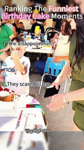 Ranking The Funniest Birthday Cake Moments 🤣 #shorts #funny #ranking #tiktok