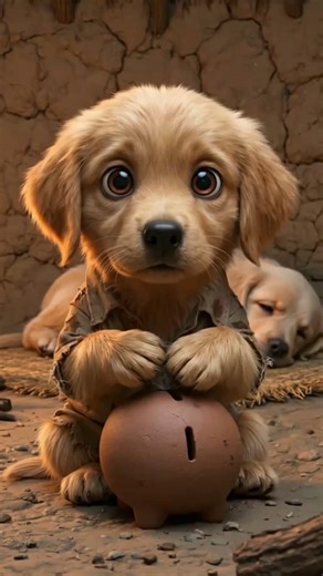 The poor puppy haven't Cash to buy piggy bank, so the men fun of him #animahal #cartoon #puppy