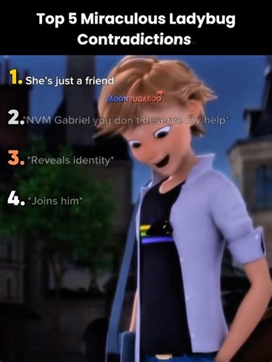 Top 5 Miraculous Contradictions Part2 #miraculousladybug #top5 #contradiction