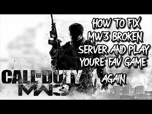 HOW TO FIX MW3 ERROR SAYING COMUNICATIONS WHITH ACTIVISON HAVE TIMED OUT