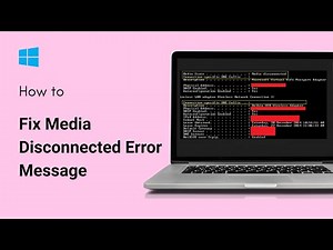How To Fix Media Disconnected Error Message