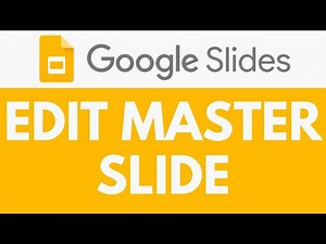 How To Edit Master Slide in Google Slides | Change Themes and Layouts | Google Slides Tutorial