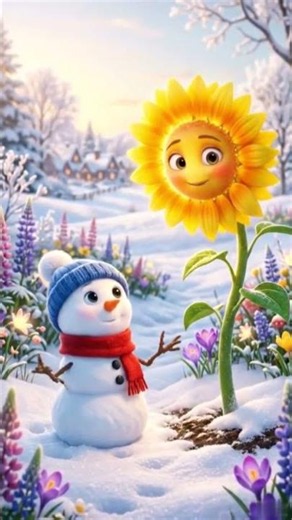 😨🌞The Snowman's Biggest Truth!❄️🌈 #shorts #ytshorts #viralvideo #snowman #disney #tiny #tale #tech