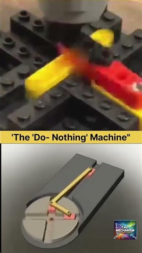 ​The Most Satisfying "Do Nothing" Machine ever built! ⚙️✨ #mechanicalengineering #machine#automobile