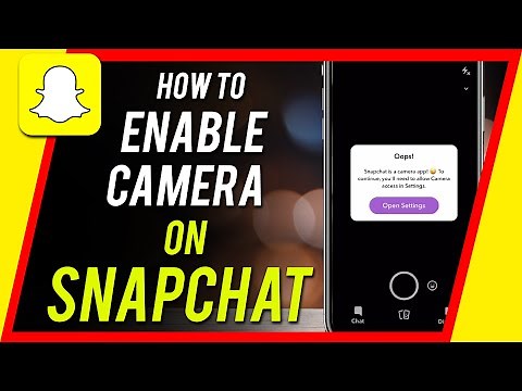 How to Enable Camera on Snapchat on iPhone
