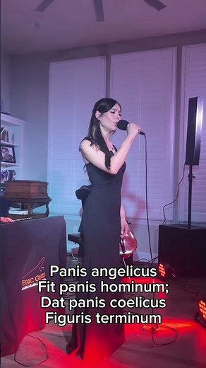 The song: Panis Angelicus by Eric Genuis 🎶
