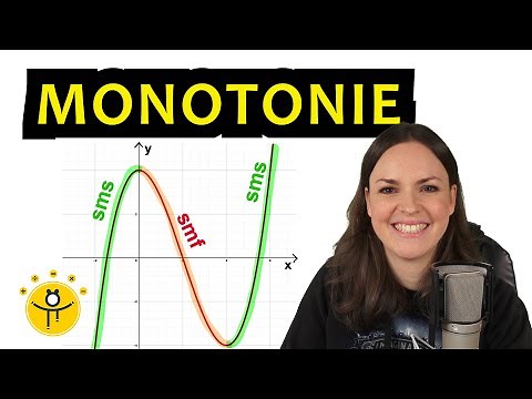 MONOTONIE berechnen Ableitung – Monotonieverhalten Mathe, Intervall