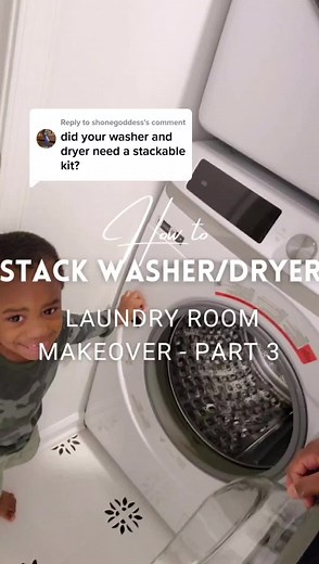 Easy DIY: Stacking Washer and Dryer Tutorial