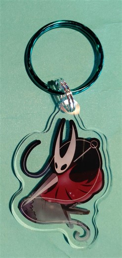 Hornet Acrylic Keychain Charm Double Sided - Hollow Knight/silk Song - Etsy