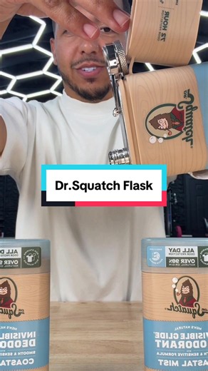 Dr. Squatch Deodorant Flask: Hidden Flask Surprise!