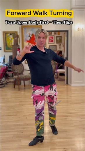 Rumba Forward Walk turning - technique by Top ballroom dance teacher in Beverly Hills Oleg Astakhov