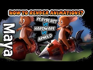 How to Render Animations in Maya