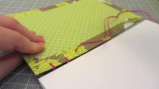 Coptic Stitch Bookbinding手工书装订教程