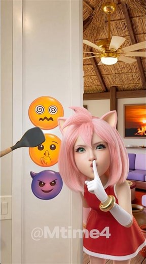 Amy Tries The Emoji Trend… And Nails Every Face! 🤯😵🤫😈 #cosplay