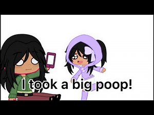 Baby aphmau took a poop...😅