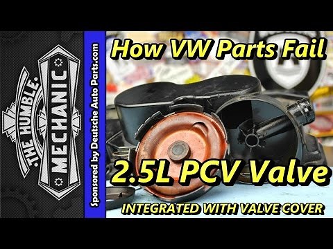 How VW Parts Fail ~ 2.5L Valve Cover with PCV Valve