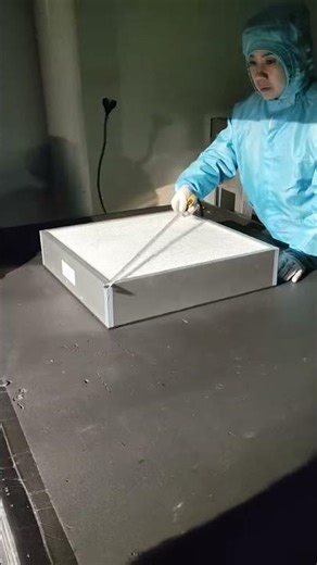 Watch Our 100% HEPA Filter Smoke Test Before Shipping 🏭 #HVAC #AirFiltration