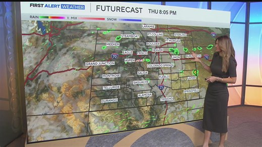 Staying unsettled across Colorado into the weekend with warmer-than-normal temperatures