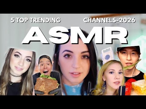 Top Trending 5 Popular ASMR Channels on YouTube 2026 | Millions of Subscribers & Ultimate Tingles