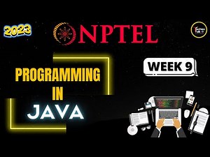 NPTEL Programming In Java WEEK9 Quiz Assignment Solutions💡 | Swayam July 2023 | IIT Kharagpur