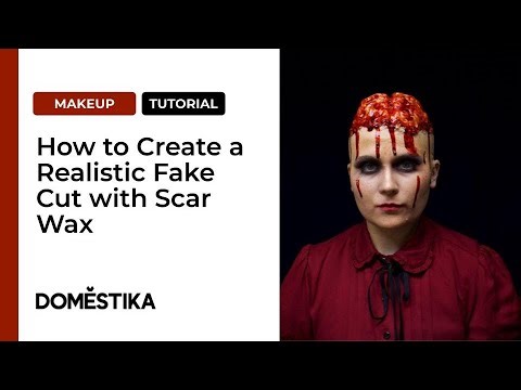 Makeup Tutorial: How to Create a Realistic Fake Cut with Scar Wax | Domestika English