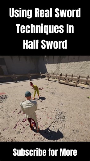 Using Real Sword Techniques - Fool's Guard | Half-Sword #halfsword