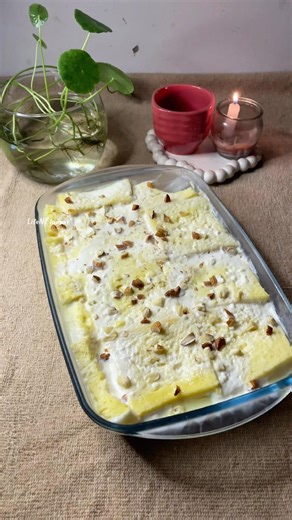 Creamy Arabian Pudding Recipe | Easy Bread Custard Dessert | No Bake Sweet | LifeNFlavour #dessert