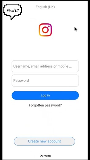 Instagram Login Page UI using HTML & CSS 🔥 #shorts #coding #html #css #webdevelopment