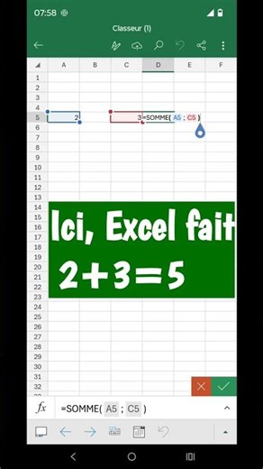 Excel on the phone