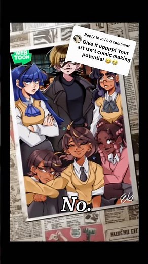I won’t give up in creating my dream comic ‼️✨ #webcomicseries #digitalart #drawing #art #ocsart