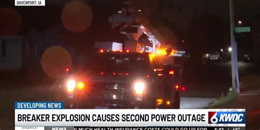 Thousands lose power due to outage, breaker explosion