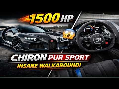 This Bugatti Chiron Pur Sport Will Blow Your Mind Interior & Exterior
