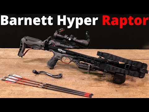 Barnett Hyper Raptor 410 crossbow: Tutorial and complete demonstration of the compound crossbow