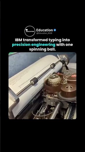 IBM’s Typewriter Used One Spinning Ball to Type