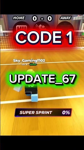 ALL WORKING UPDATE 67 CODES FOR VOLLEYBALL LEGENDS IN 2026 #volleyballlegendscodes