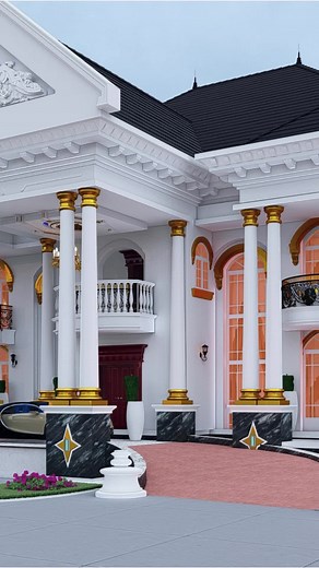 Luxury Country Home: 6 Bedroom Mansion Design