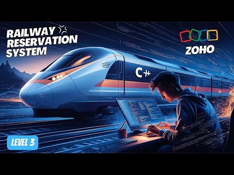 Railway Reservation System project in C++ 2024 | Optimal Solution🔥| zoho railway reservation system