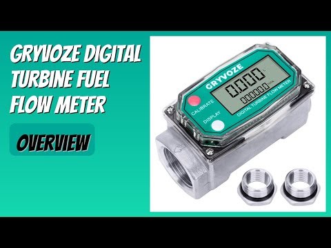 REVIEW (2026): GRYVOZE Digital Turbine Fuel Flow Meter. Features