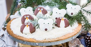 Polar Bear and Penguin Cookies - Home & Family