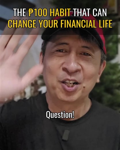 Bo Sanchez on Instagram: "What can ₱100 actually do? For most, it’s a drink; for the wise, it’s the seed of a ₱1M future. Join Day 2 of our Financial Blessing Challenge by setting aside a "₱100 Surprise Save" today. Stop the "vanishing money" habit and start choosing your future over temporary comfort! #FULLTANKwithBroBo #FULLTANKwithBroBo2025 #PaskotoBagongTaon #FinancialBlessingChallenge --- PS. Do you want to grow your finances but don’t know how? For the past 18 years, I’ve received a lot of